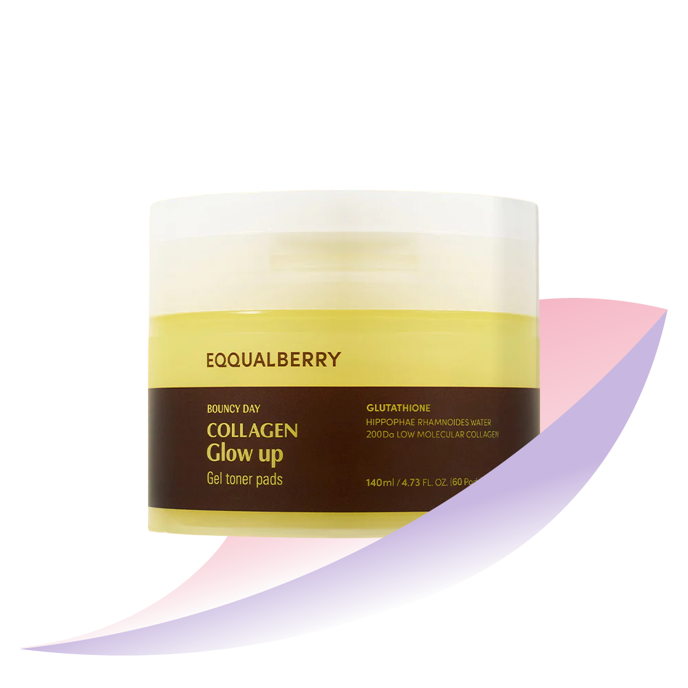 [EQQUALBERRY] Collagen Glow Up Gel Toner Pads
